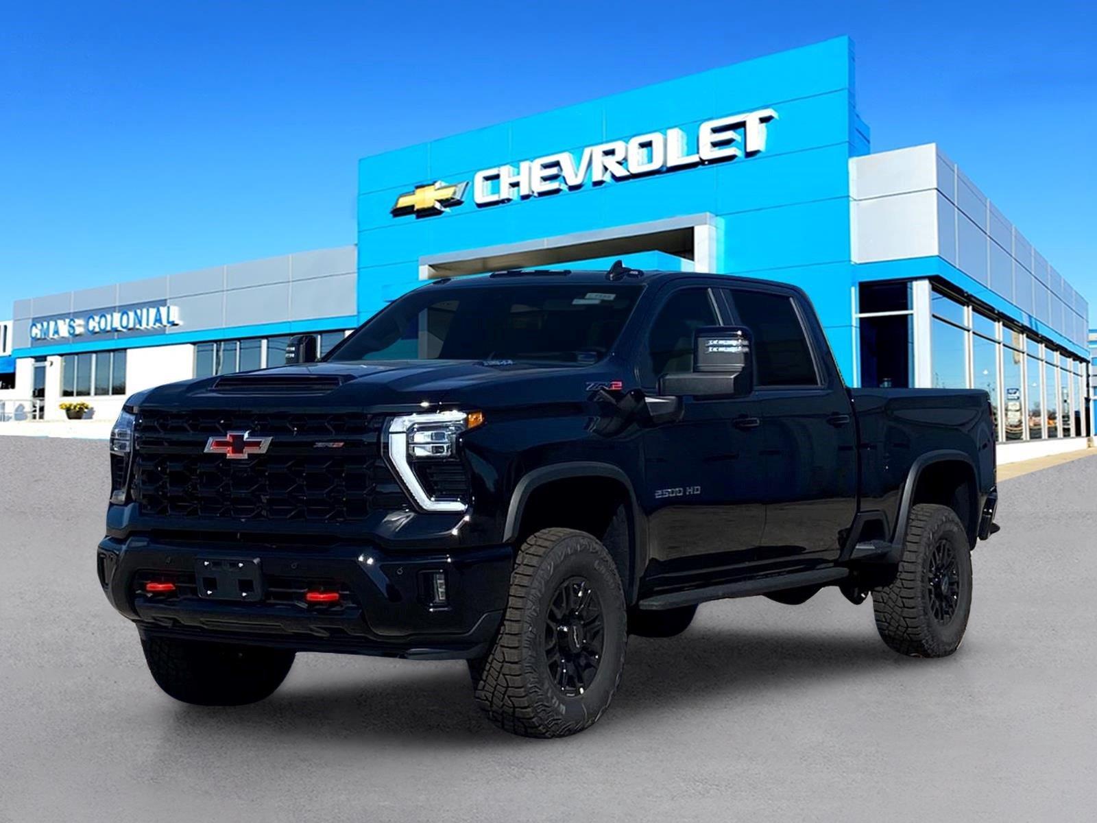 Black 2026 Chevrolet Silverado 2500HD Pickup Truck Four-Wheel Drive Automatic