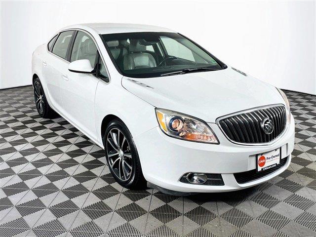 Summit White 2017 Buick Verano Sedan Front-Wheel Drive 6-Speed Automatic