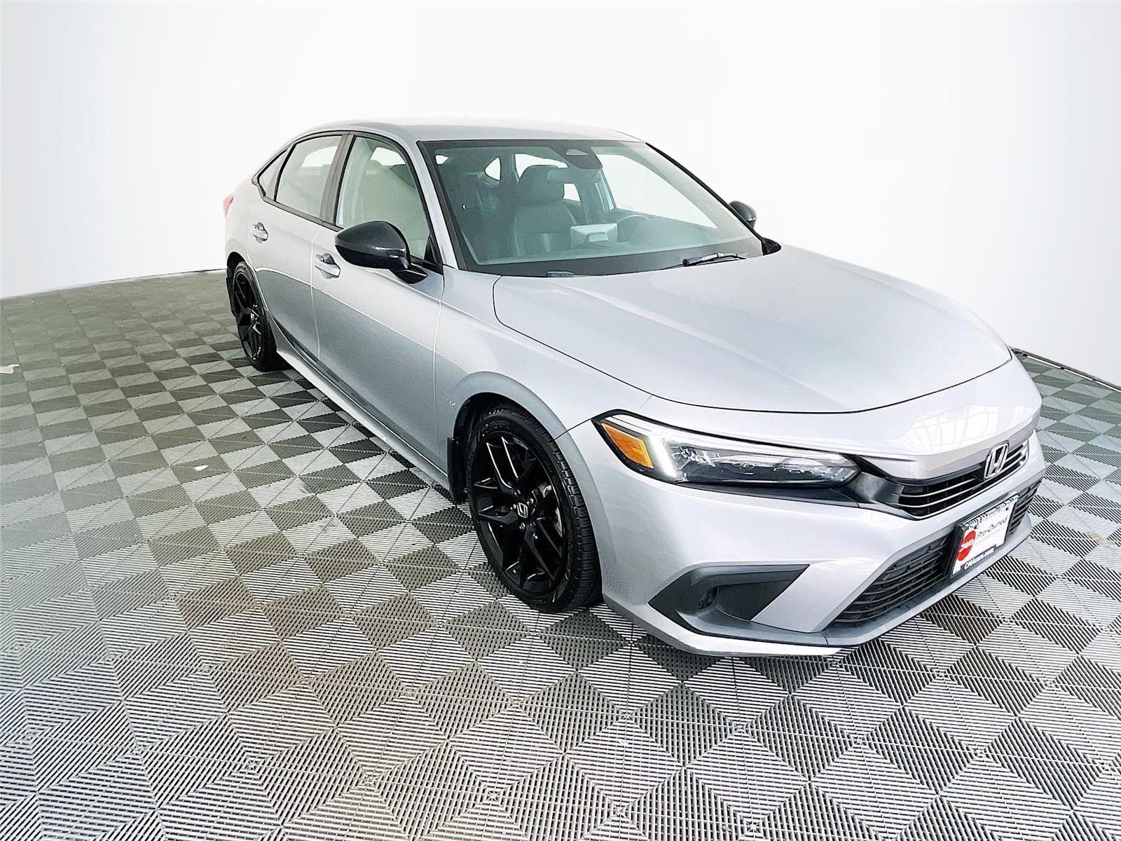 Lunar Silver Metallic 2023 Honda Civic Sedan Front-Wheel Drive 7-Speed CVT