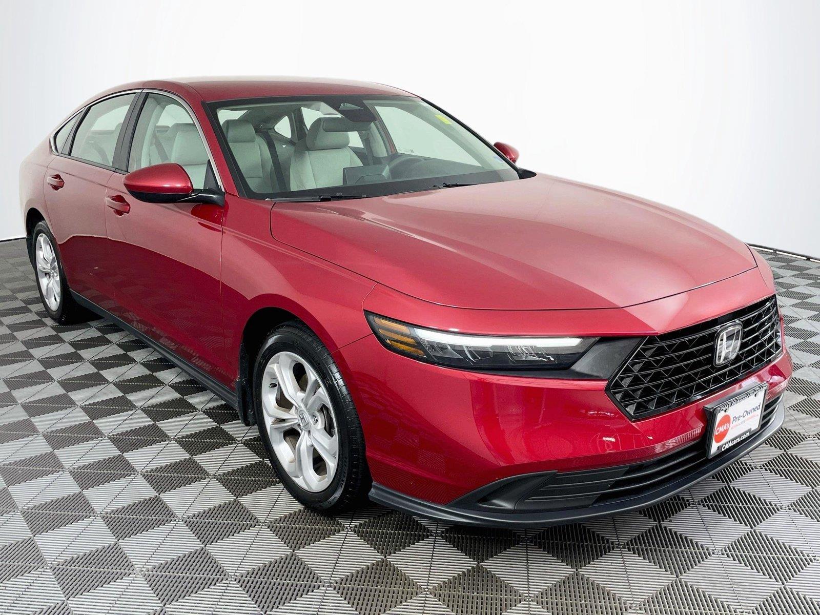 Radiant Red Metallic 2025 Honda Accord Sedan Front-Wheel Drive Continuously Variable Transmission