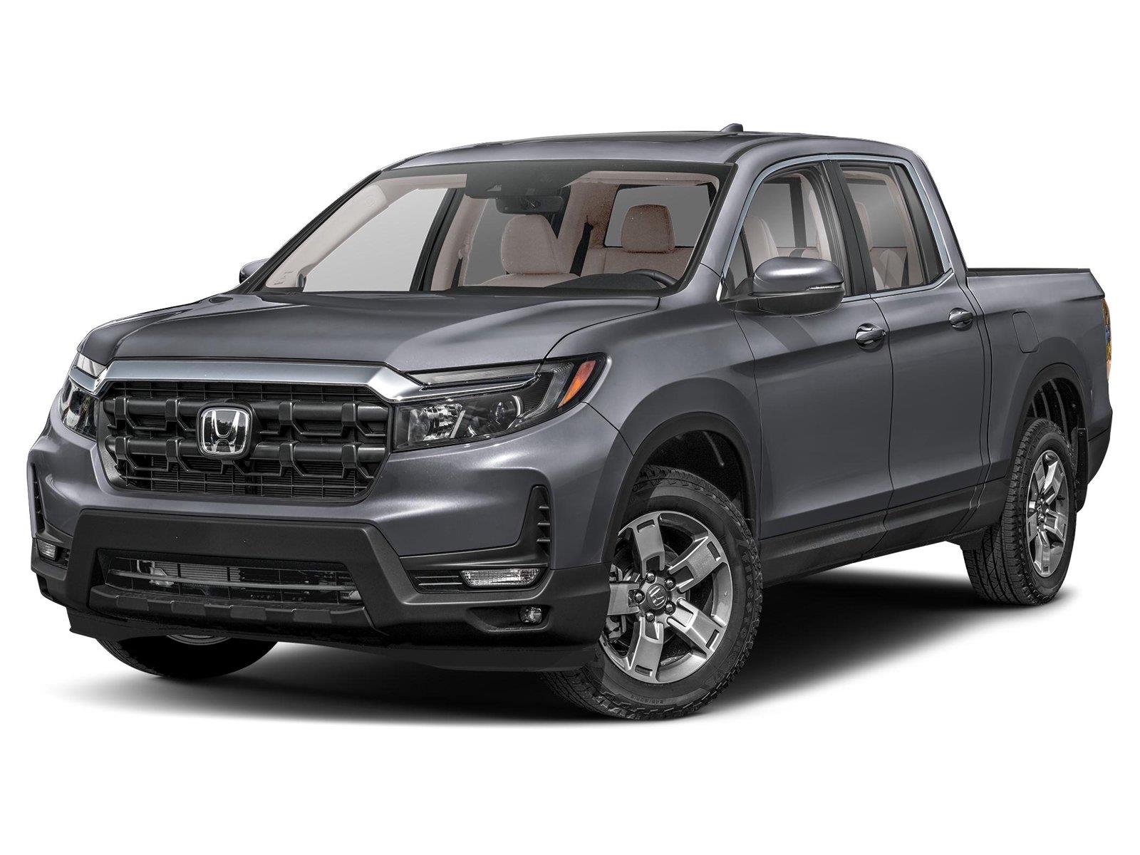 Gray (Modern Steel Metallic) 2026 Honda Ridgeline Pickup Truck All-Wheel Drive 9-Speed Automatic