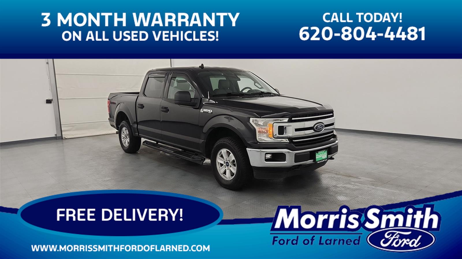 Agate Black Metallic 2020 Ford F-150 XLT SuperCrew 4WD Pickup Truck Four-Wheel Drive 6-Speed Automatic