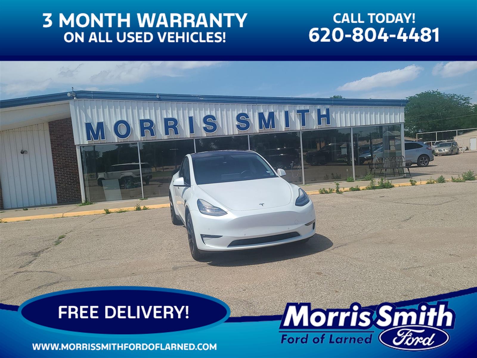 Pearl White Multi-Coat 2021 Tesla Model Y Long Range AWD SUV / Crossover All-Wheel Drive Automatic