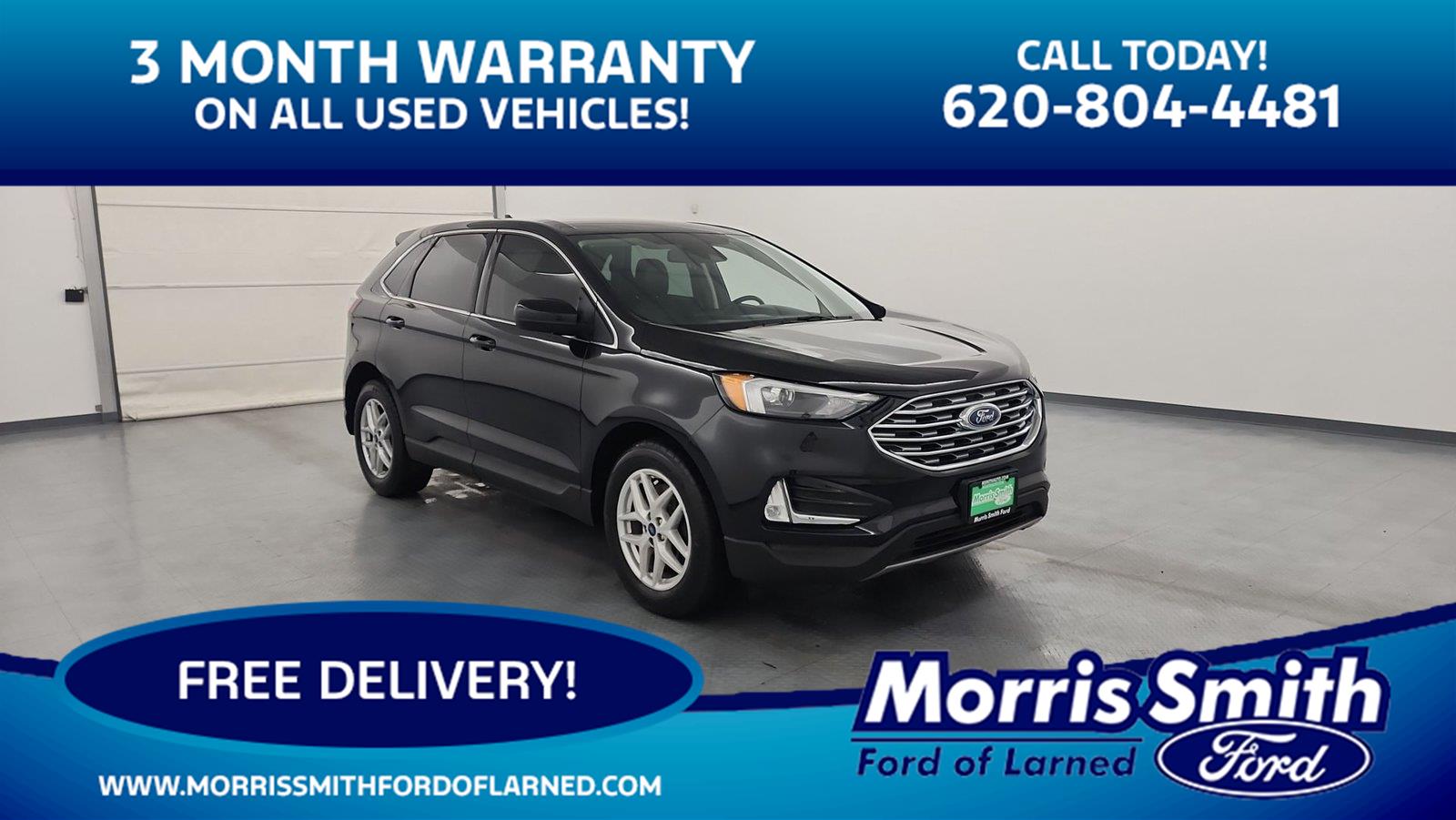 Agate Black Metallic 2022 Ford Edge SUV / Crossover All-Wheel Drive 8-Speed Automatic