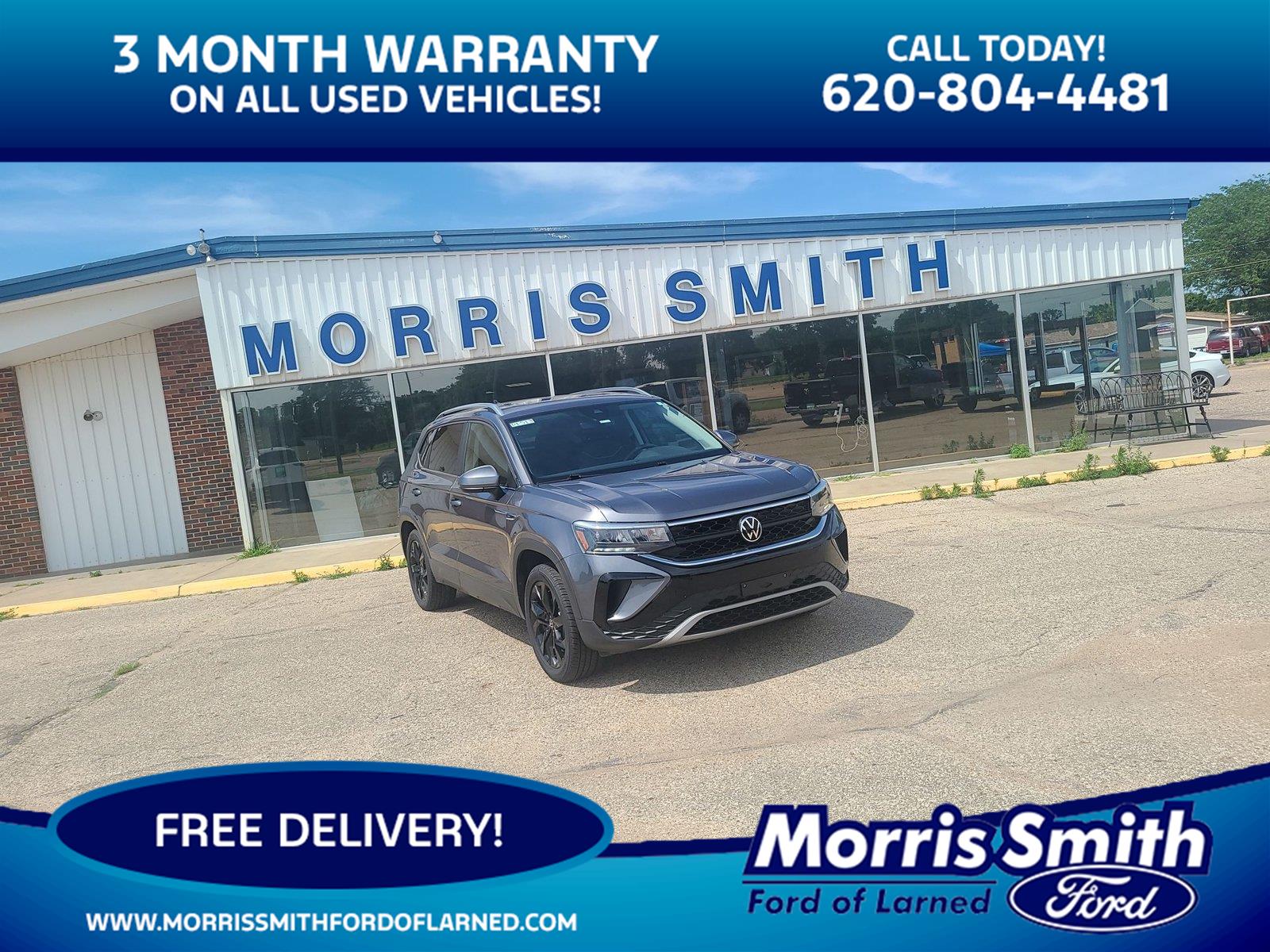 Gray 2023 Volkswagen Taos SUV / Crossover All-Wheel Drive Automatic