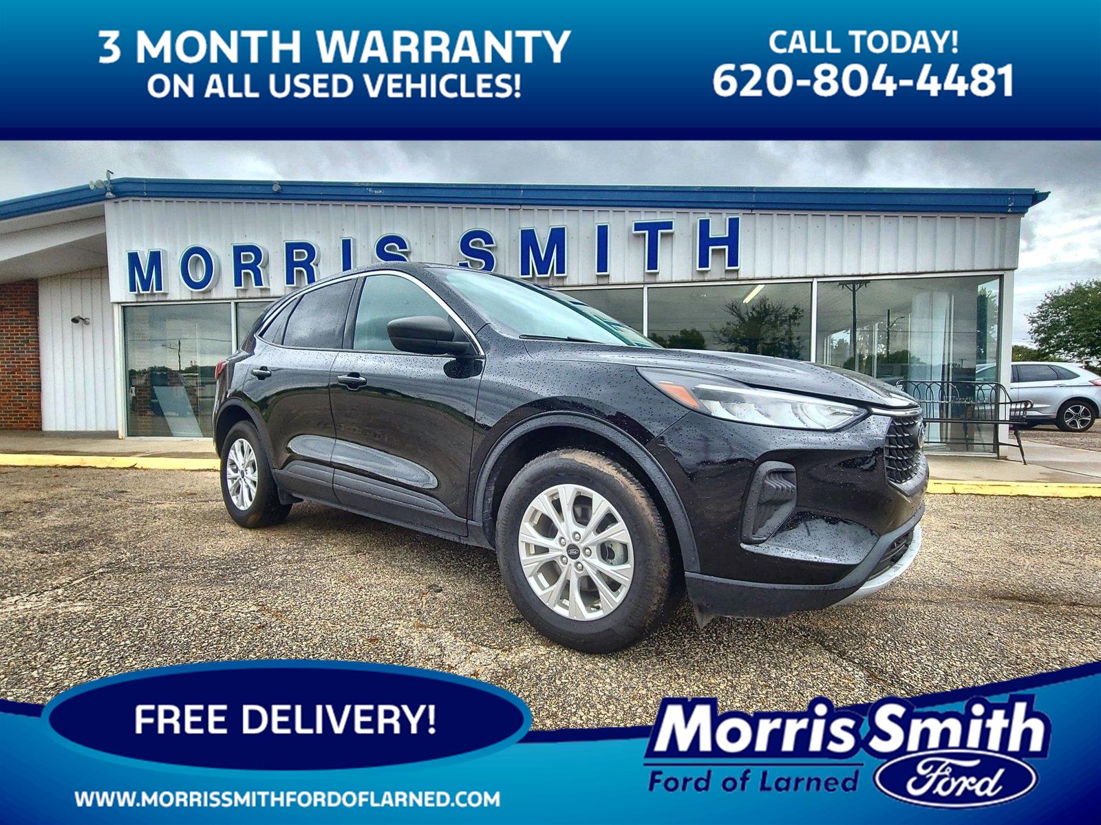 Agate Black Metallic 2023 Ford Escape SUV / Crossover All-Wheel Drive 8-Speed Automatic