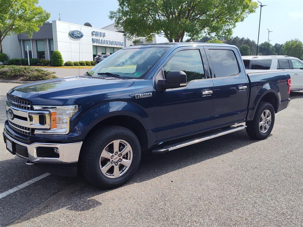 Blue Jeans 2018 Ford F-150 XLT SuperCrew 4WD Pickup Truck Four-Wheel Drive Automatic