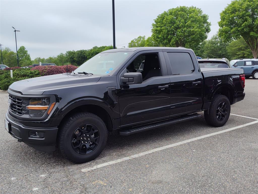 Agate Black 2024 Ford F-150 STX 4dr SuperCrew 4WD Pickup Truck Four-Wheel Drive Automatic