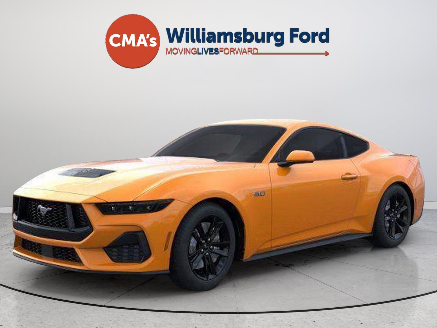 Orange Fury Metallic Tri-Coat 2026 Ford Mustang Coupe Rear-Wheel Drive 6-Speed Manual