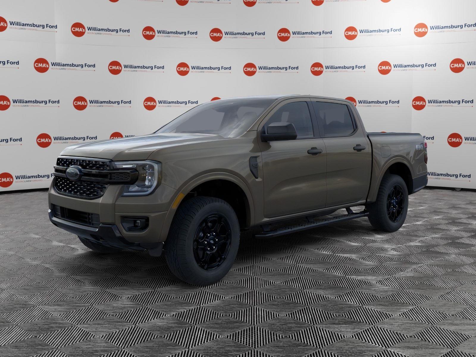 Marsh Gray 2026 Ford Ranger Pickup Truck Four-Wheel Drive Automatic