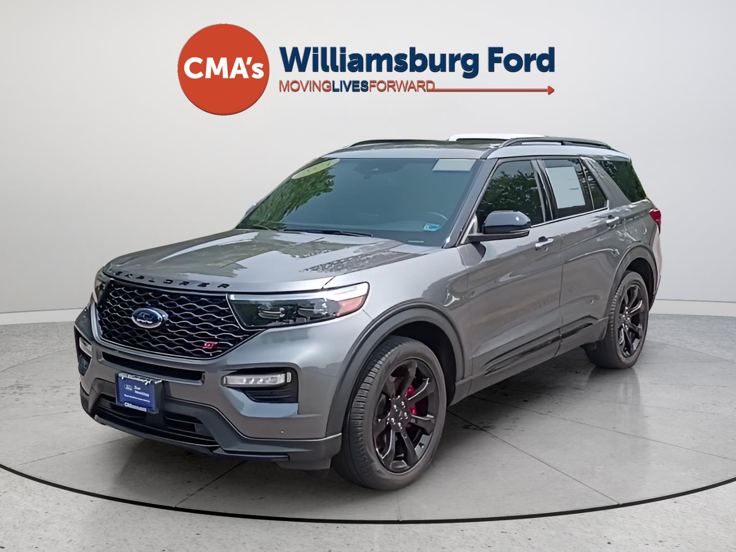 Carbonized Gray Metallic 2024 Ford Explorer SUV / Crossover All-Wheel Drive Automatic