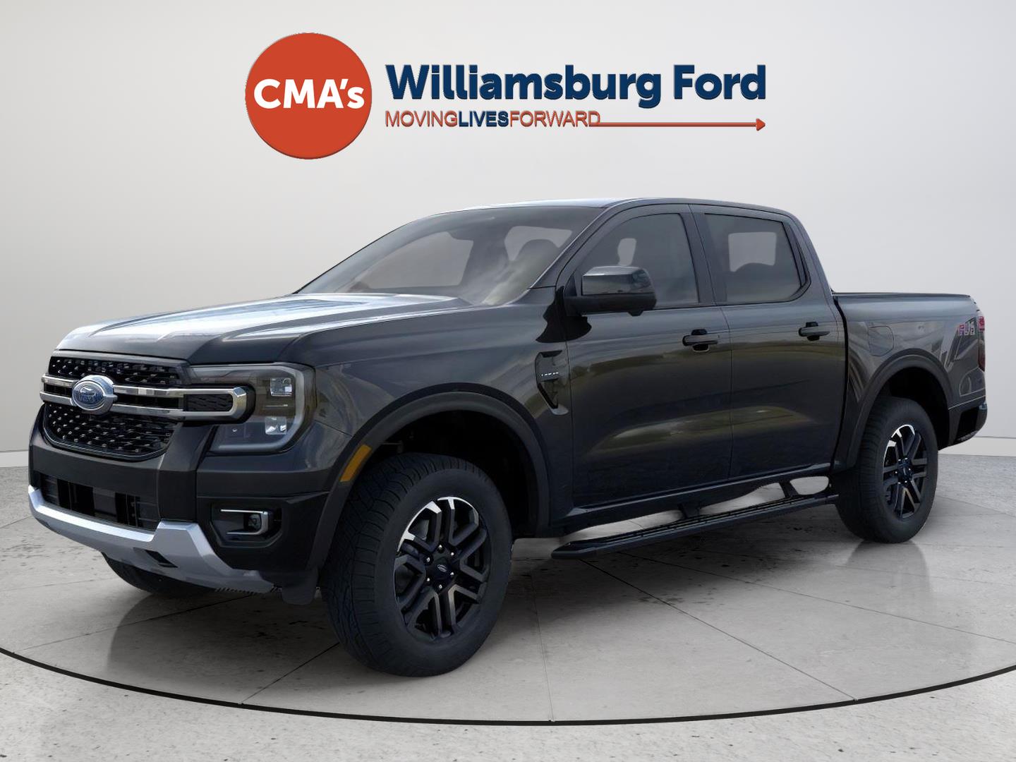 Shadow Black 2026 Ford Ranger Pickup Truck Four-Wheel Drive Automatic