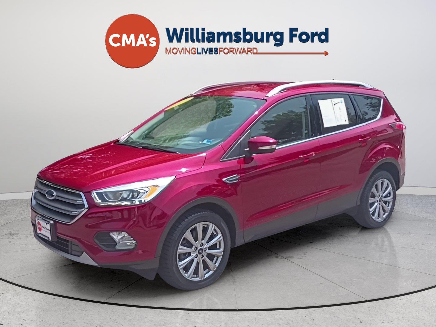 Ruby Red Metallic Tinted Clearcoat 2017 Ford Escape SUV / Crossover All-Wheel Drive 6-Speed Automatic