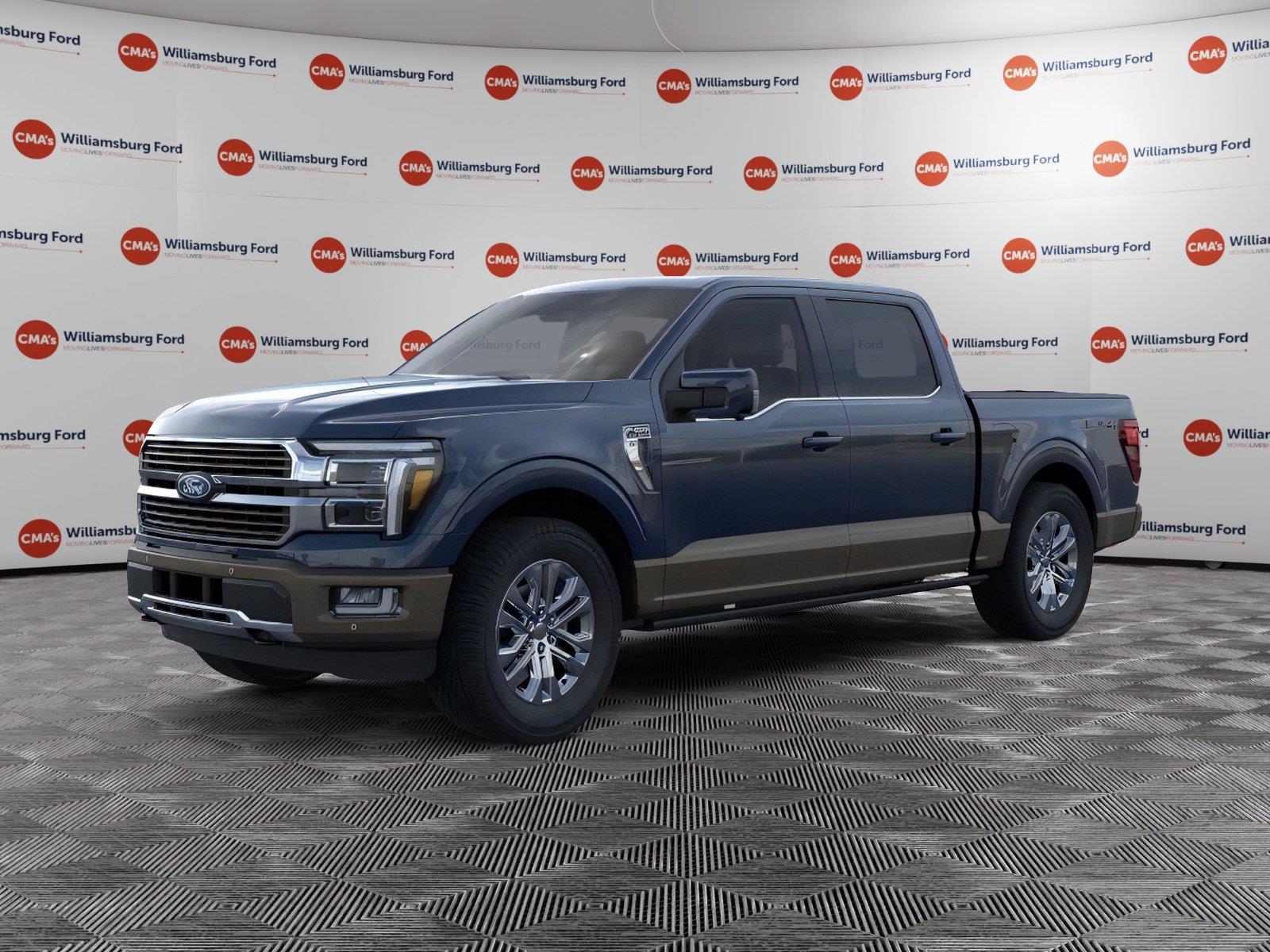 Antimatter Blue/Marsh Gray 2026 Ford F-150 Pickup Truck Four-Wheel Drive Automatic