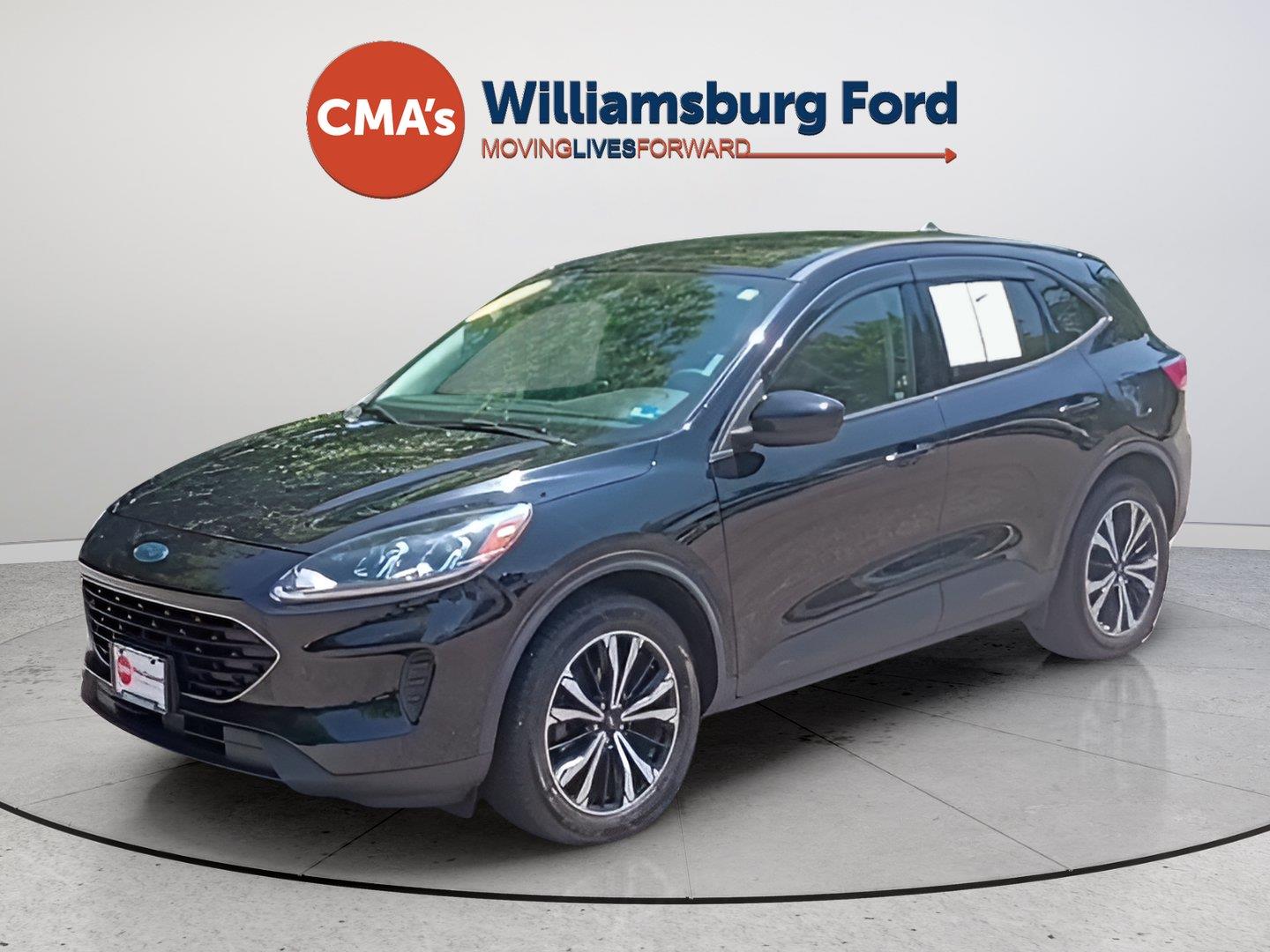 Agate Black Metallic 2021 Ford Escape Hybrid SUV / Crossover All-Wheel Drive Continuously Variable Transmission