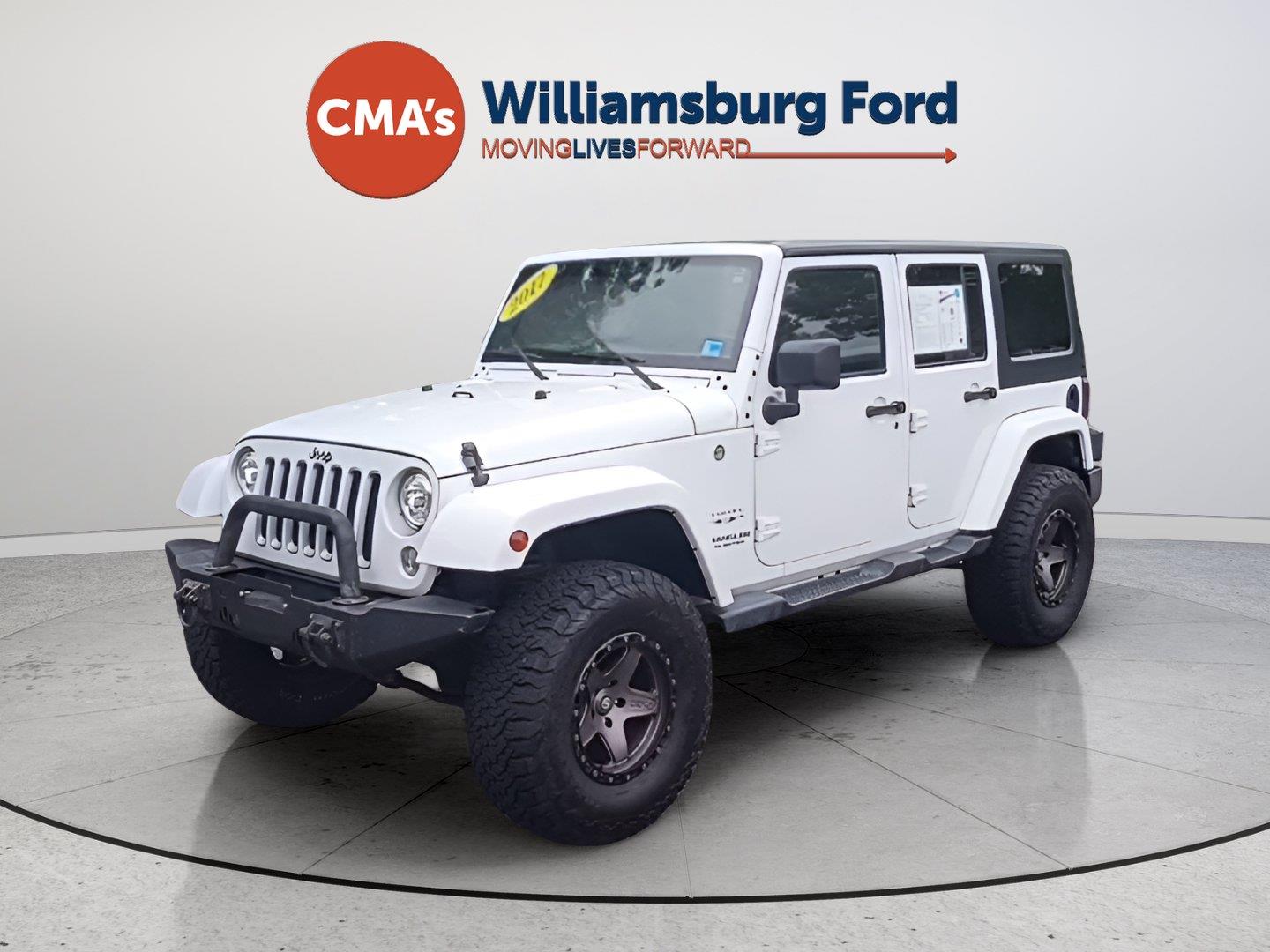 Bright White Clearcoat 2017 Jeep Wrangler SUV / Crossover Four-Wheel Drive 5-Speed Automatic