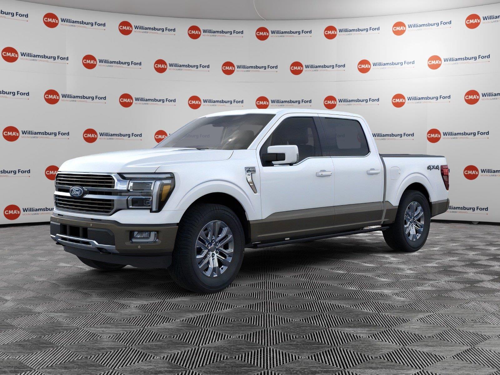 Star White Metallic Tri-Coat/Marsh Gray 2026 Ford F-150 Pickup Truck Four-Wheel Drive Automatic