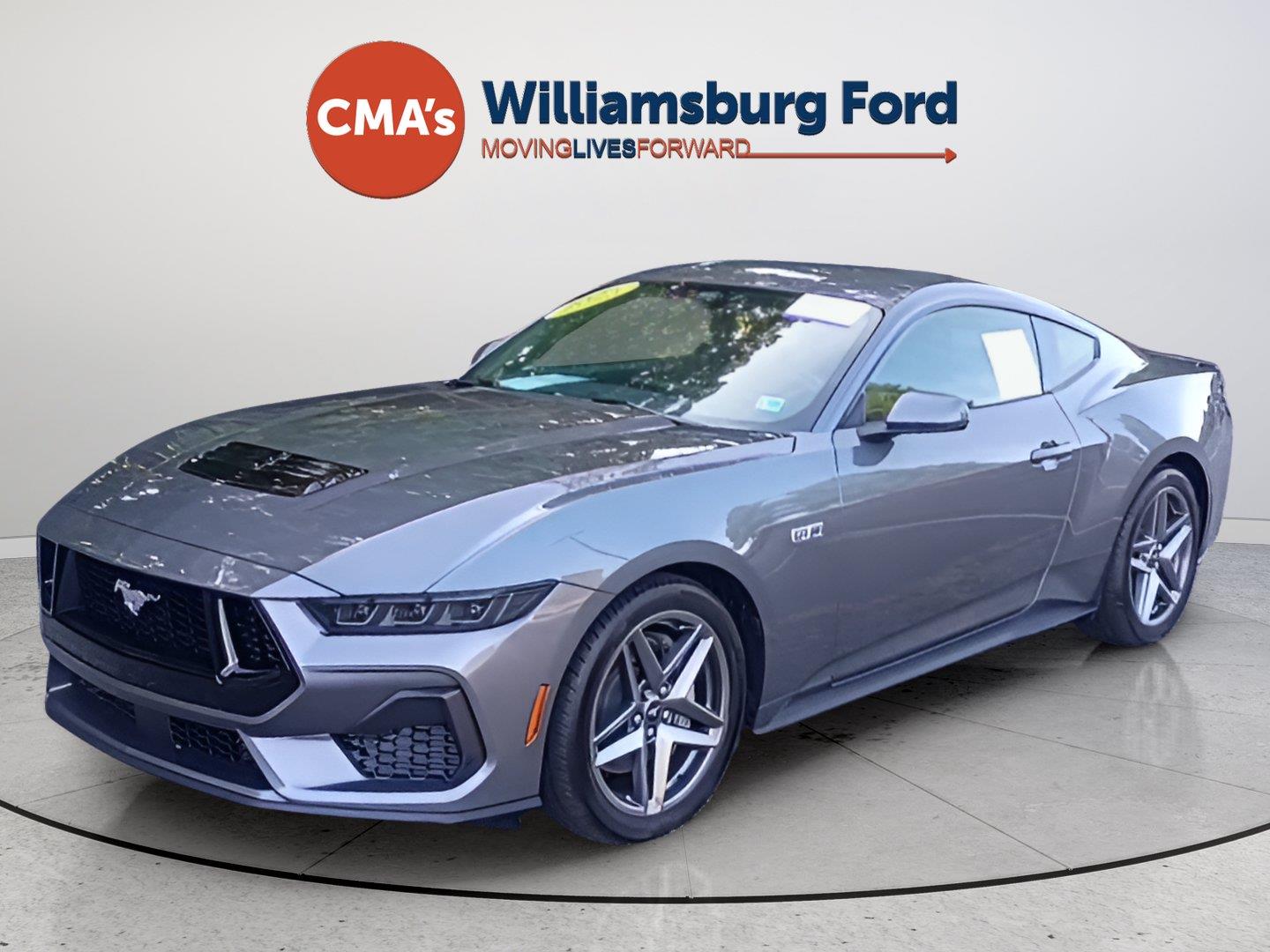 Carbonized Gray Metallic 2025 Ford Mustang Coupe Rear-Wheel Drive 6-Speed Manual