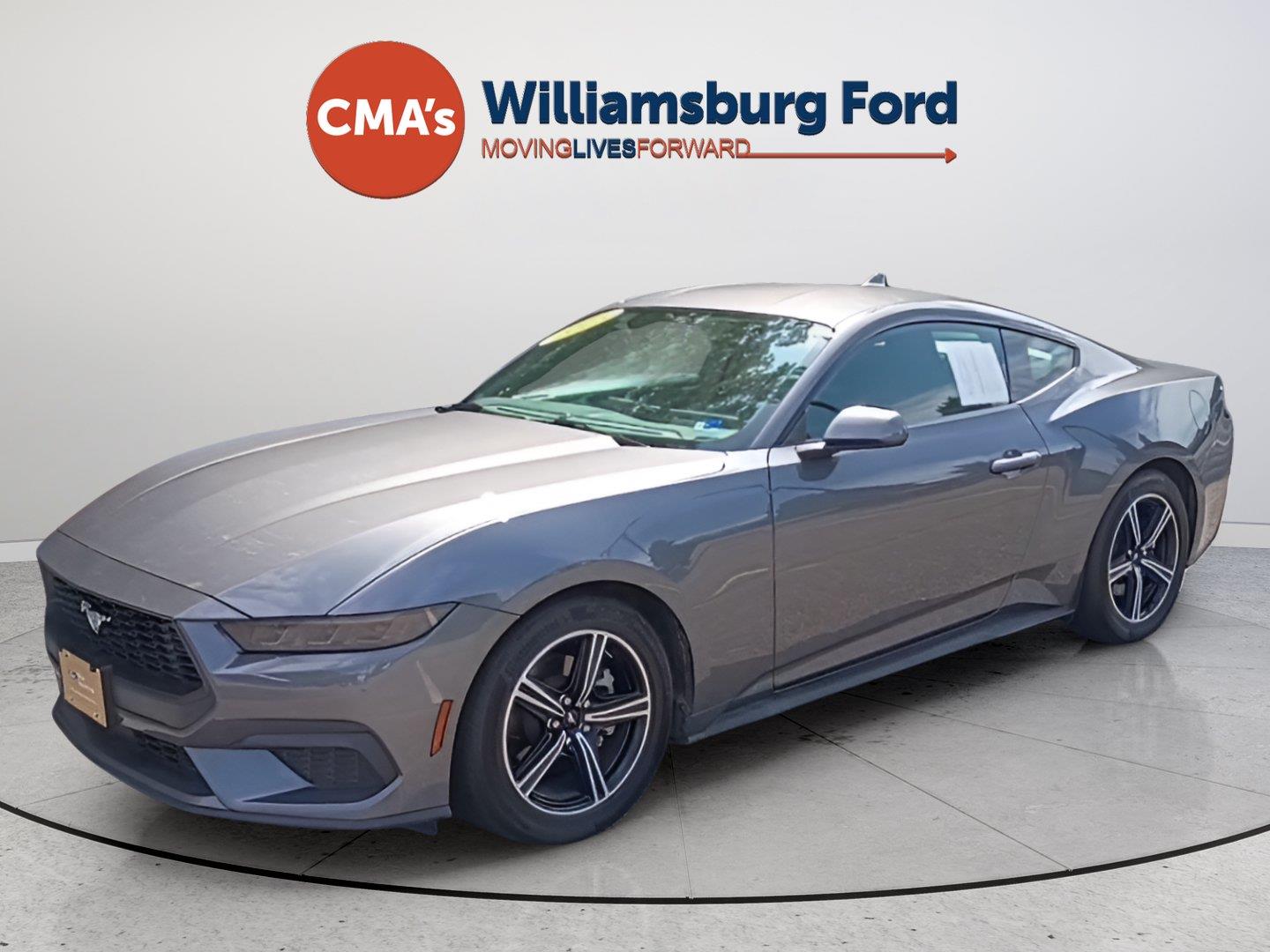 Carbonized Gray 2025 Ford Mustang Coupe Rear-Wheel Drive Automatic
