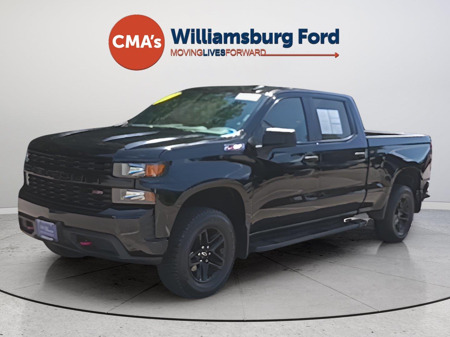 Black 2022 Chevrolet Silverado 1500 Pickup Truck Four-Wheel Drive