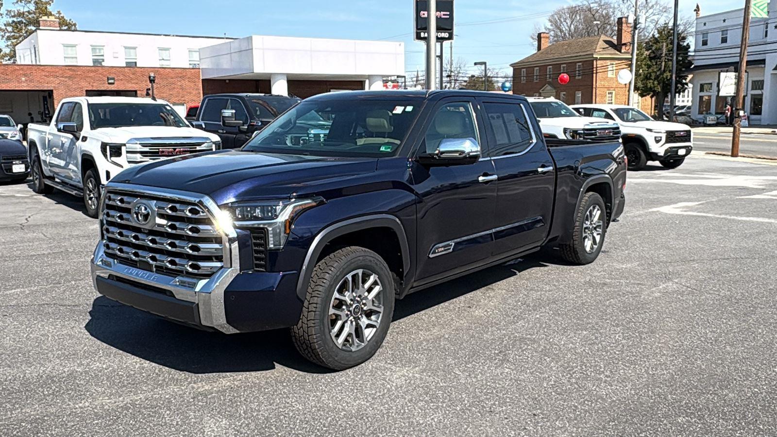 Blueprint 2022 Toyota Tundra Pickup Truck Four-Wheel Drive Automatic
