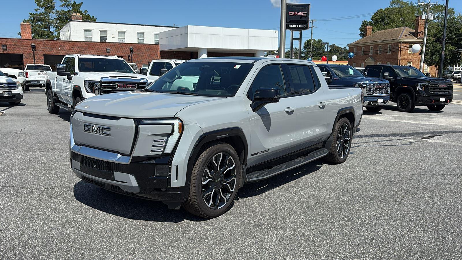 Thunderstorm Gray 2024 GMC Sierra EV Denali Edition 1 Crew Cab e4WD Pickup Truck All-Wheel Drive Automatic
