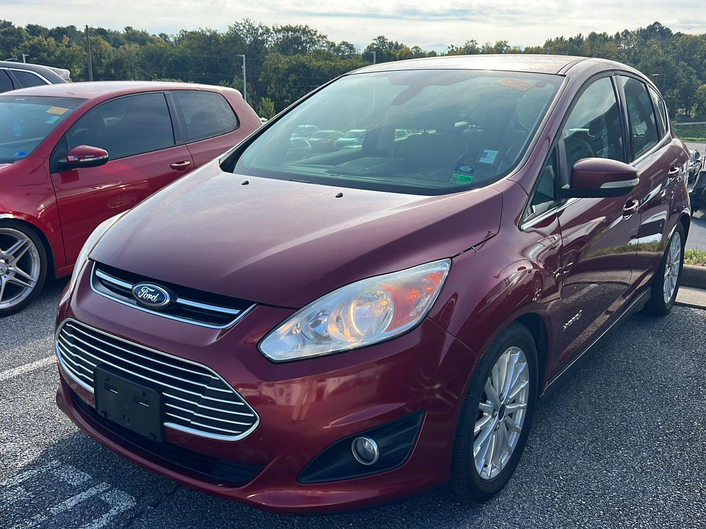 Ruby Red Metallic Tinted Clearcoat 2015 Ford C-Max Hybrid Wagon Front-Wheel Drive Continuously Variable Transmission