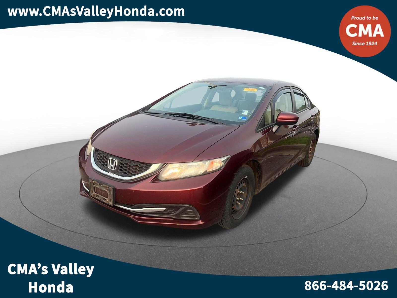 2015 Honda Civic Sedan Front-Wheel Drive Continuously Variable Transmission