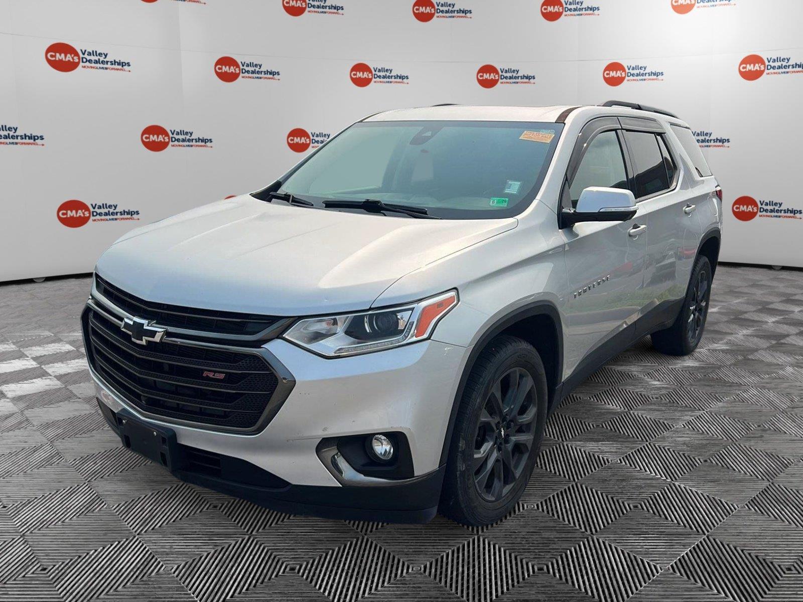 Silver Ice Metallic 2020 Chevrolet Traverse SUV / Crossover Four-Wheel Drive 9-Speed Automatic