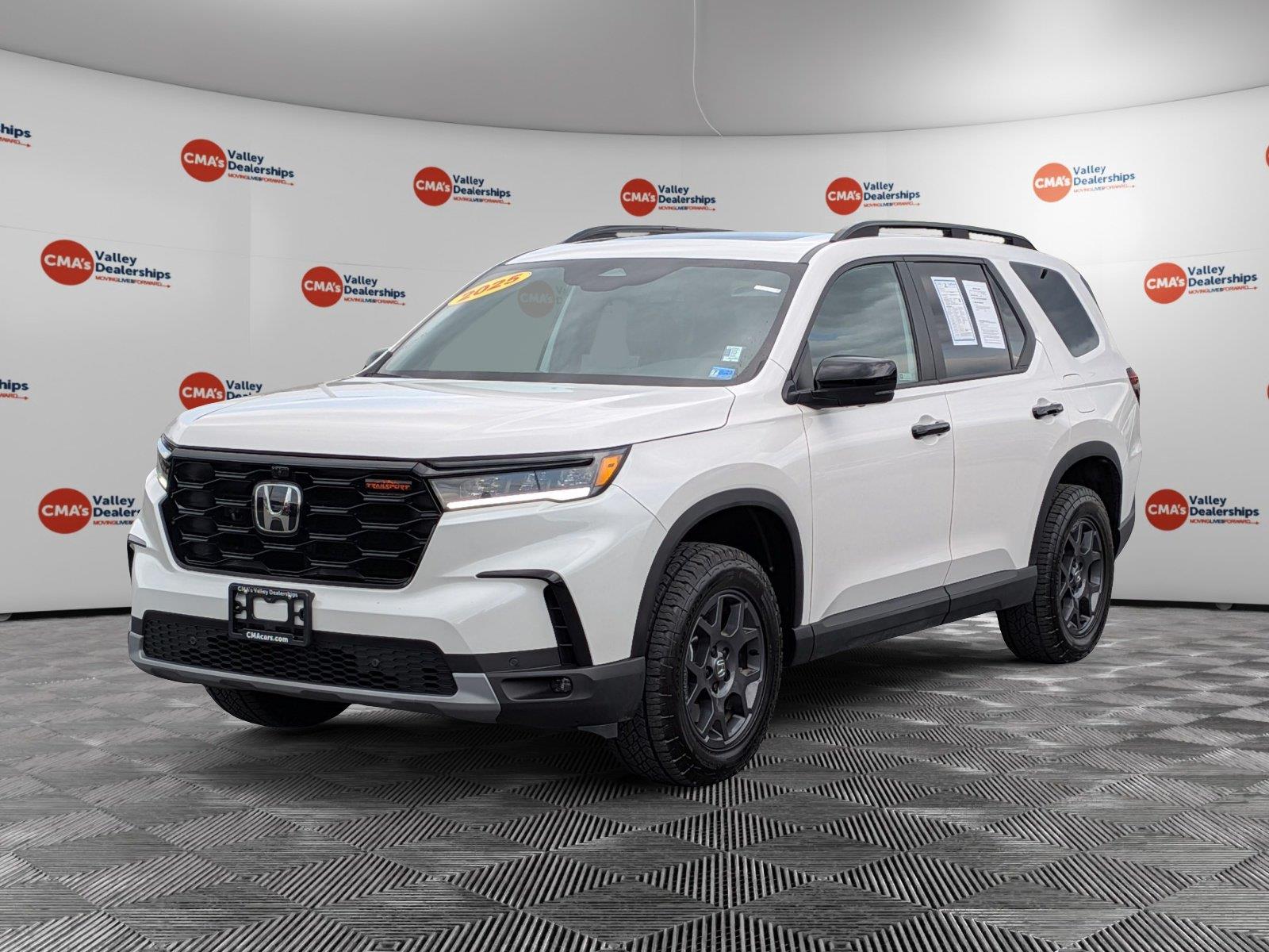 Platinum White Pearl 2025 Honda Pilot SUV / Crossover All-Wheel Drive Automatic