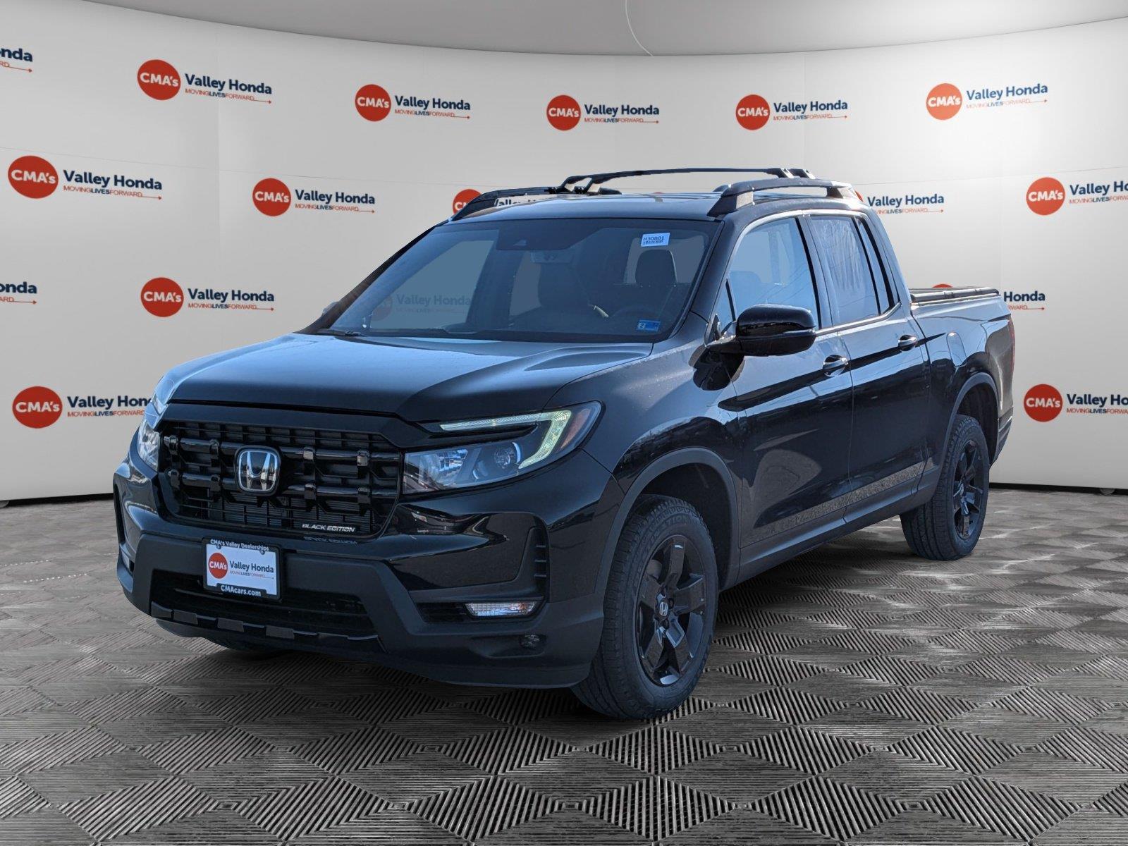 Crystal Black Pearl 2026 Honda Ridgeline Pickup Truck All-Wheel Drive 9-Speed Automatic