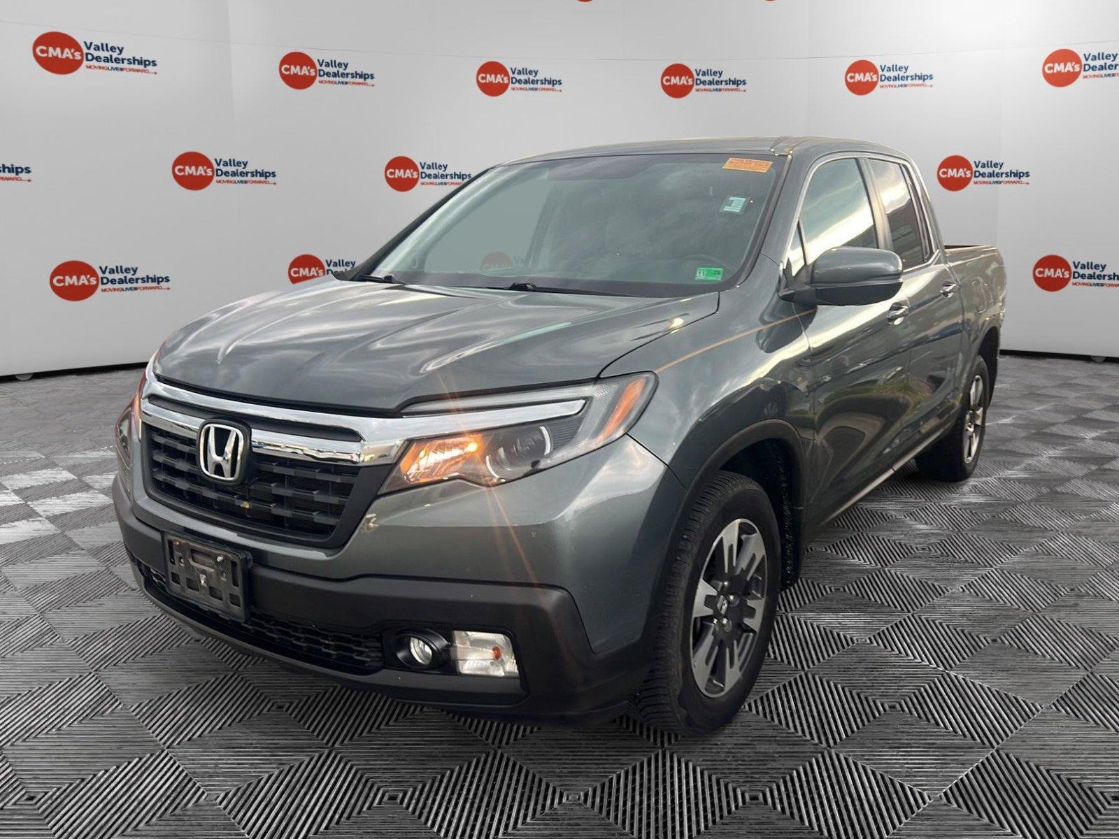 Forest Mist Metallic 2019 Honda Ridgeline Pickup Truck All-Wheel Drive Automatic