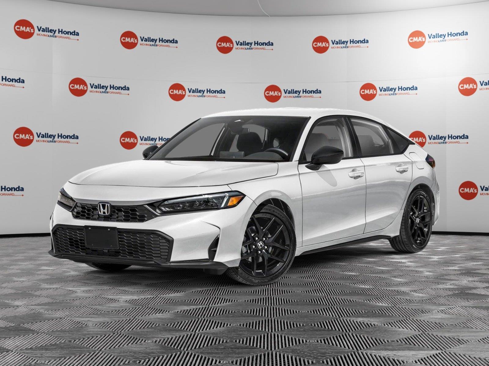 Platinum White Pearl 2026 Honda Civic Hatchback Hatchback Front-Wheel Drive Continuously Variable Transmission