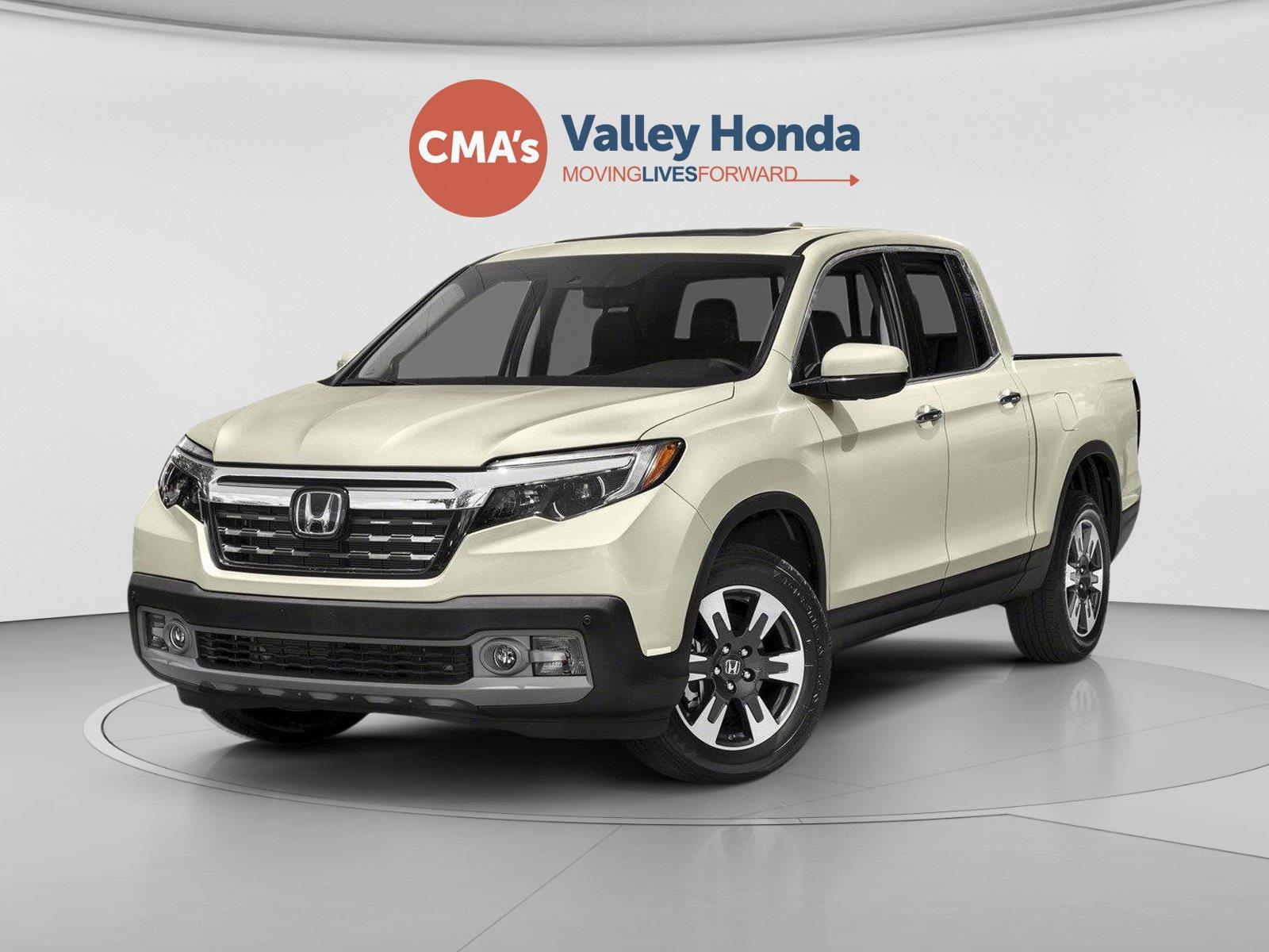 White Diamond Pearl 2017 Honda Ridgeline Pickup Truck All-Wheel Drive Automatic