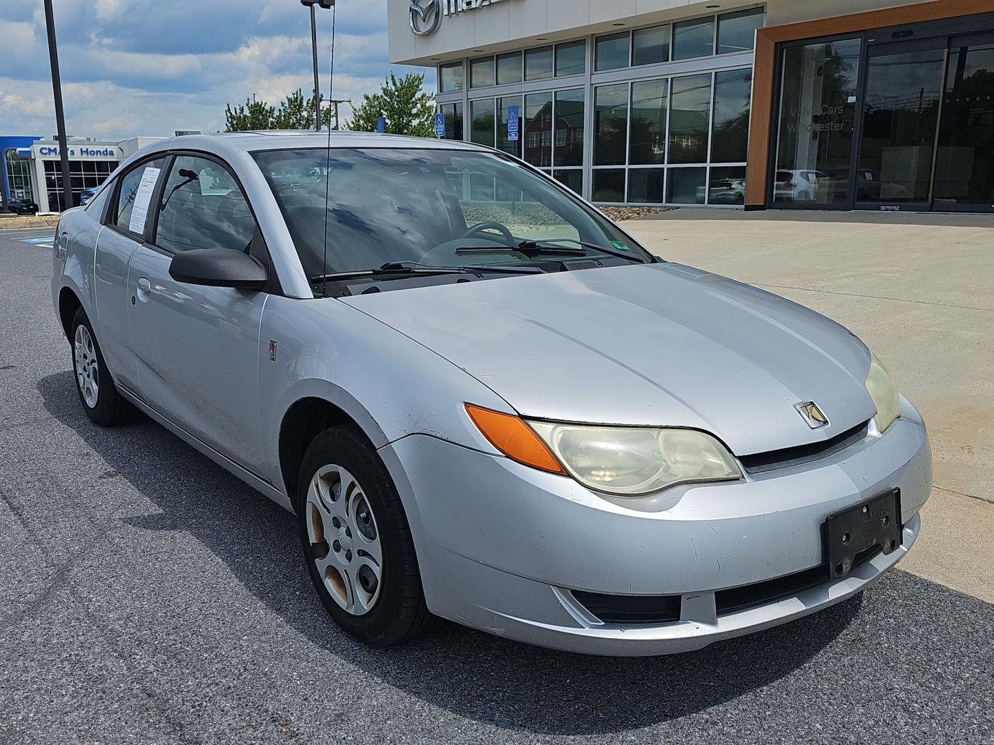 Silver Nickel 2004 Saturn ION Coupe Front-Wheel Drive 5-Speed Manual Overdrive