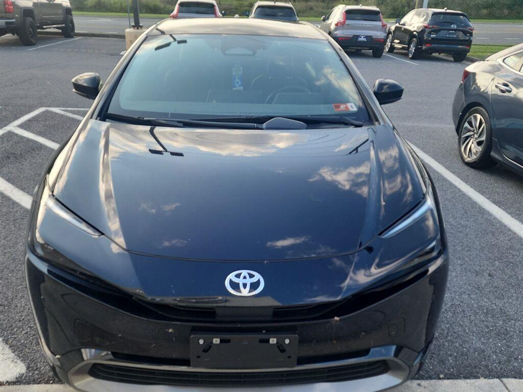Midnight Black Metallic 2025 Toyota Prius Hatchback All-Wheel Drive Continuously Variable Transmission