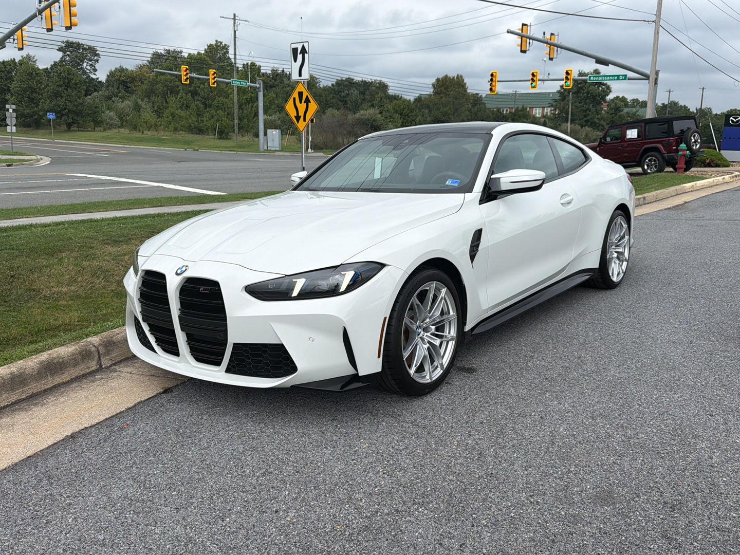 Alpine White 2025 BMW M4 Coupe All-Wheel Drive Automatic