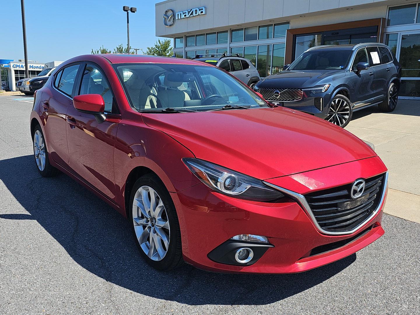 Soul Red Metallic 2015 Mazda MAZDA3 Hatchback Front-Wheel Drive Manual