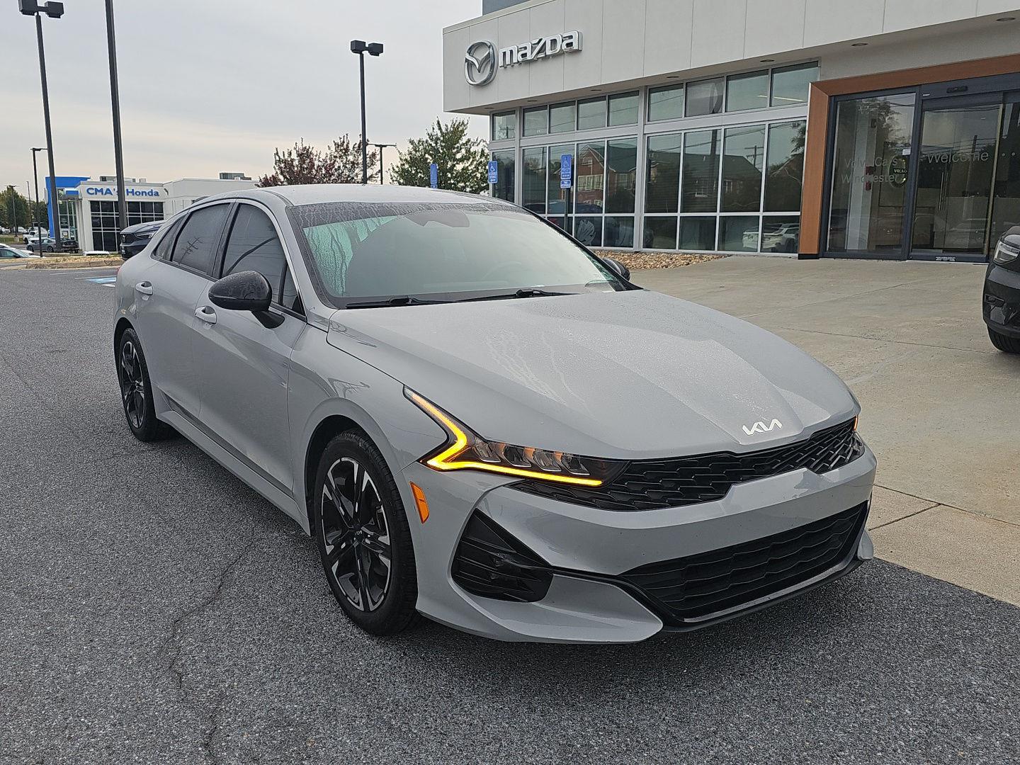 Wolf Gray 2022 Kia K5 Sedan Front-Wheel Drive Automatic