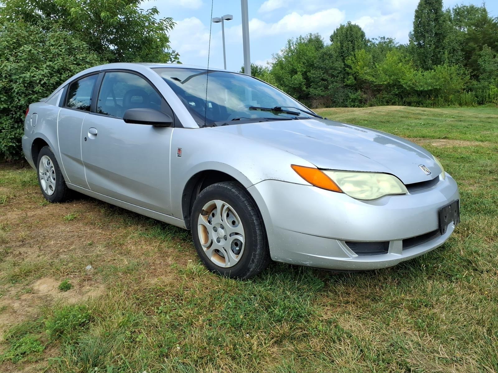 Silver Nickel 2004 Saturn ION Coupe Front-Wheel Drive 5-Speed Manual Overdrive