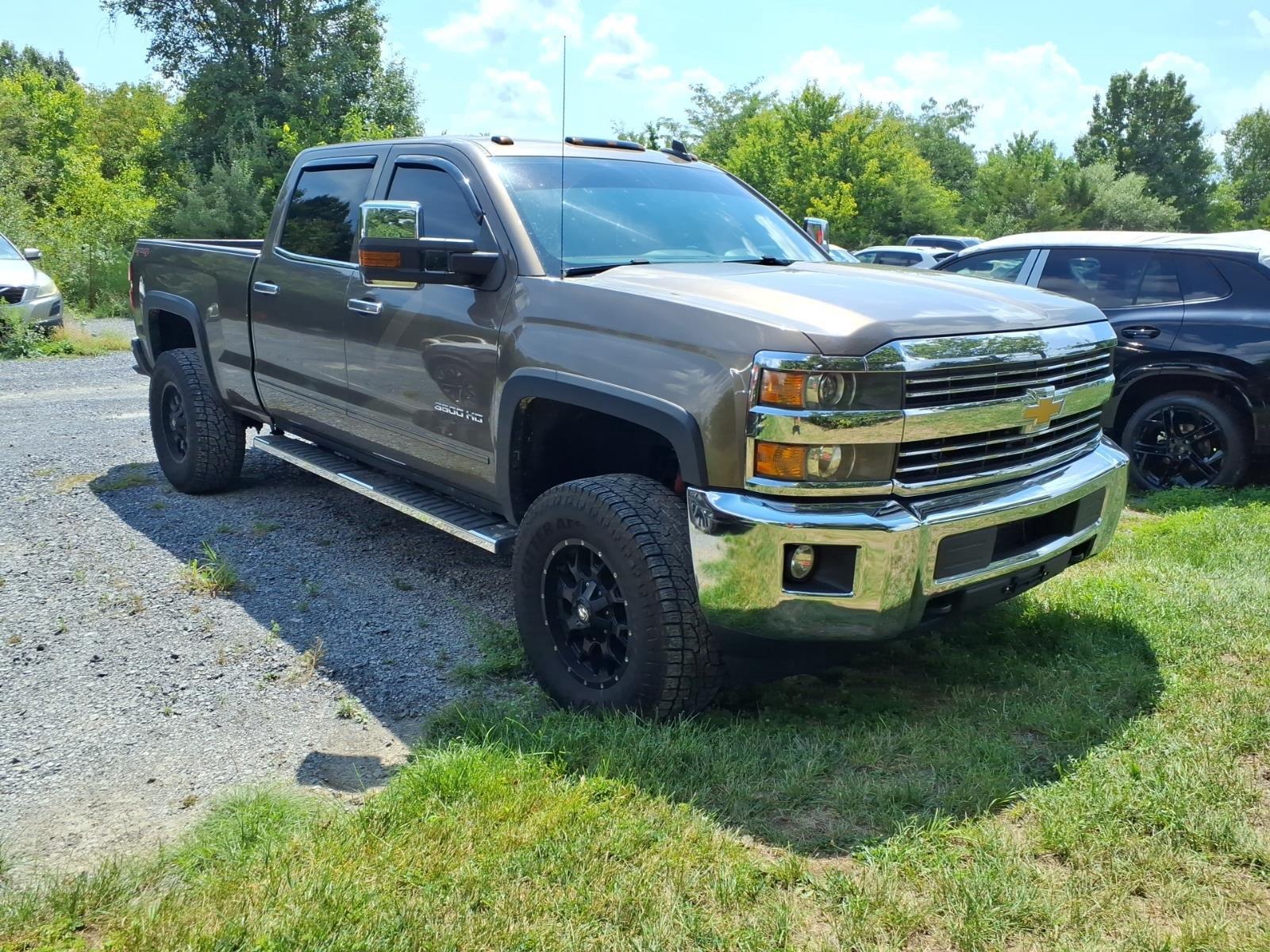 Brownstone Metallic 2015 Chevrolet Silverado 3500HD Pickup Truck Four-Wheel Drive 6-Speed Automatic