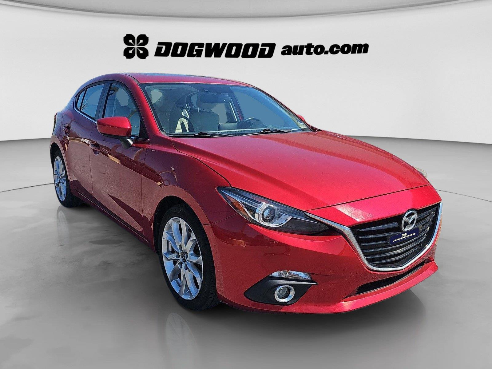 Soul Red Metallic 2015 Mazda MAZDA3 Hatchback Front-Wheel Drive Manual