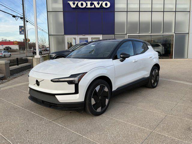 Crystal White Pearl Metallic/Onyx Black Metallic 2026 Volvo EX30 Twin Plus eAWD SUV / Crossover All-Wheel Drive Automatic