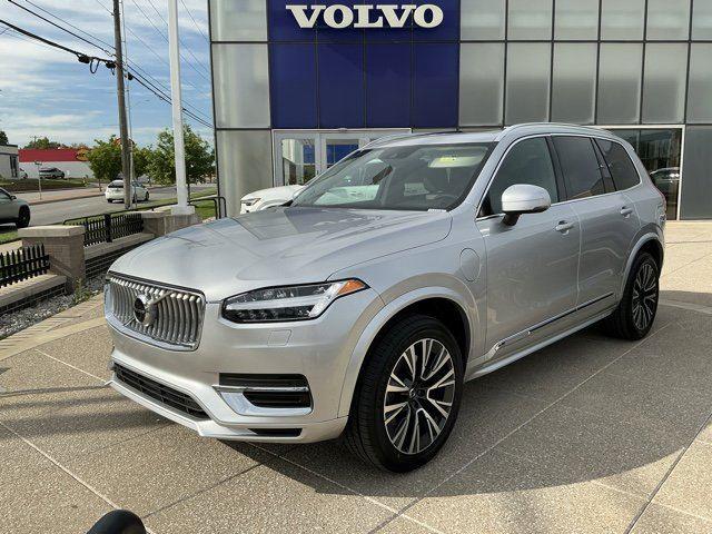 Bright Silver Metallic 2021 Volvo XC90 T8 Recharge Inscription Expression 6-Passenger eAWD SUV / Crossover All-Wheel Drive Automatic