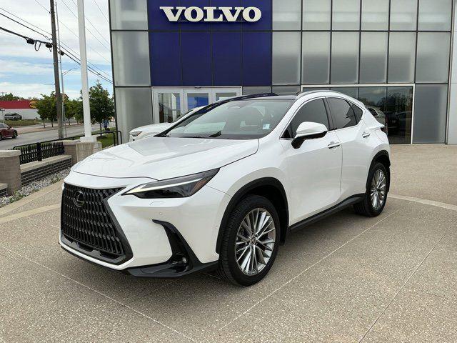 Eminent White Pearl 2025 Lexus NX Hybrid 350h Luxury AWD SUV / Crossover All-Wheel Drive Continuously Variable Transmission