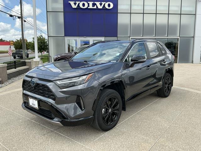 Silver Sky Metallic/Midnight Black Metallic 2023 Toyota RAV4 Hybrid SUV / Crossover All-Wheel Drive Continuously Variable Transmission