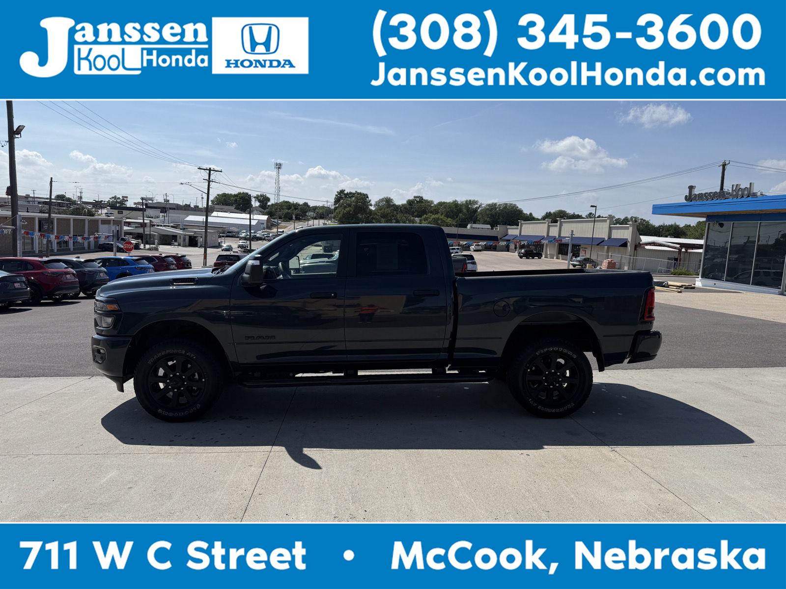 Forged Blue Metallic 2025 RAM 2500 Pickup Truck Four-Wheel Drive 8-Speed Automatic