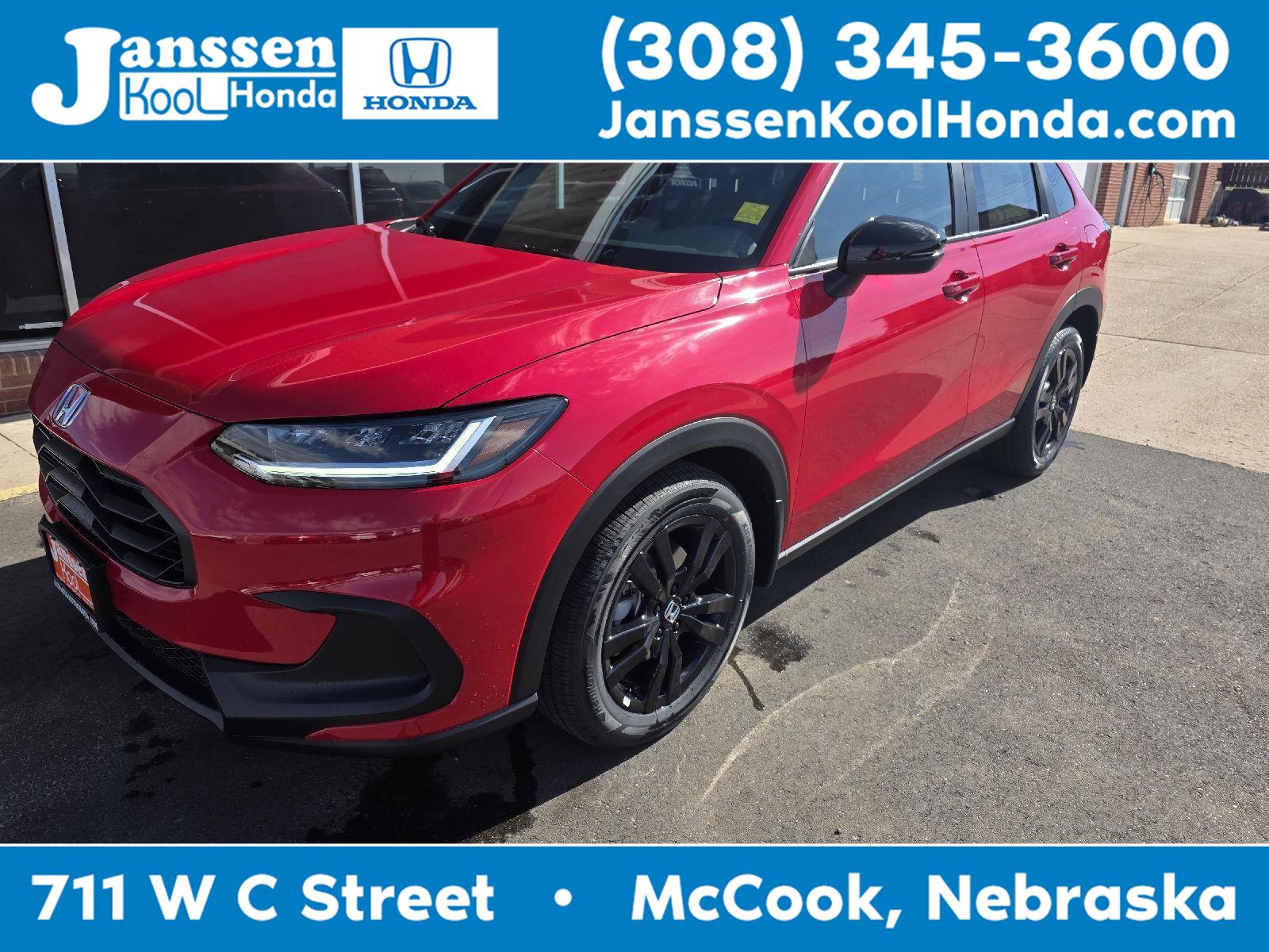 RALLYE RED 2026 Honda HR-V Sport AWD SUV / Crossover All-Wheel Drive Continuously Variable Transmission