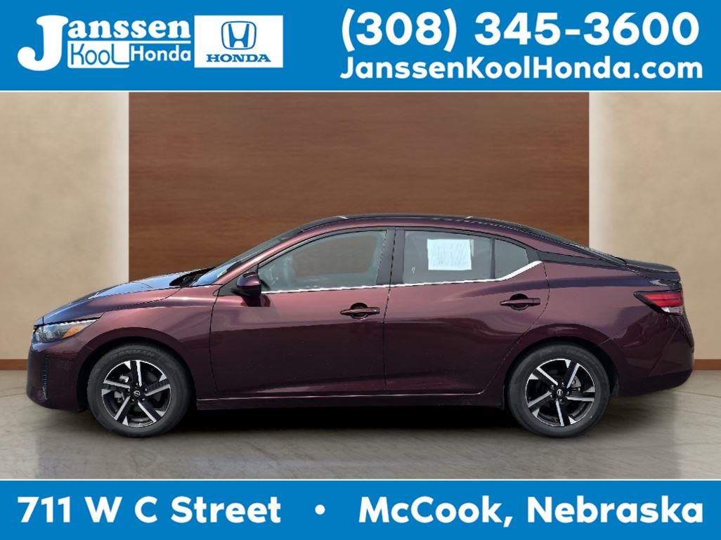 Rosewood Metallic 2025 Nissan Sentra SV FWD Sedan Front-Wheel Drive Continuously Variable Transmission