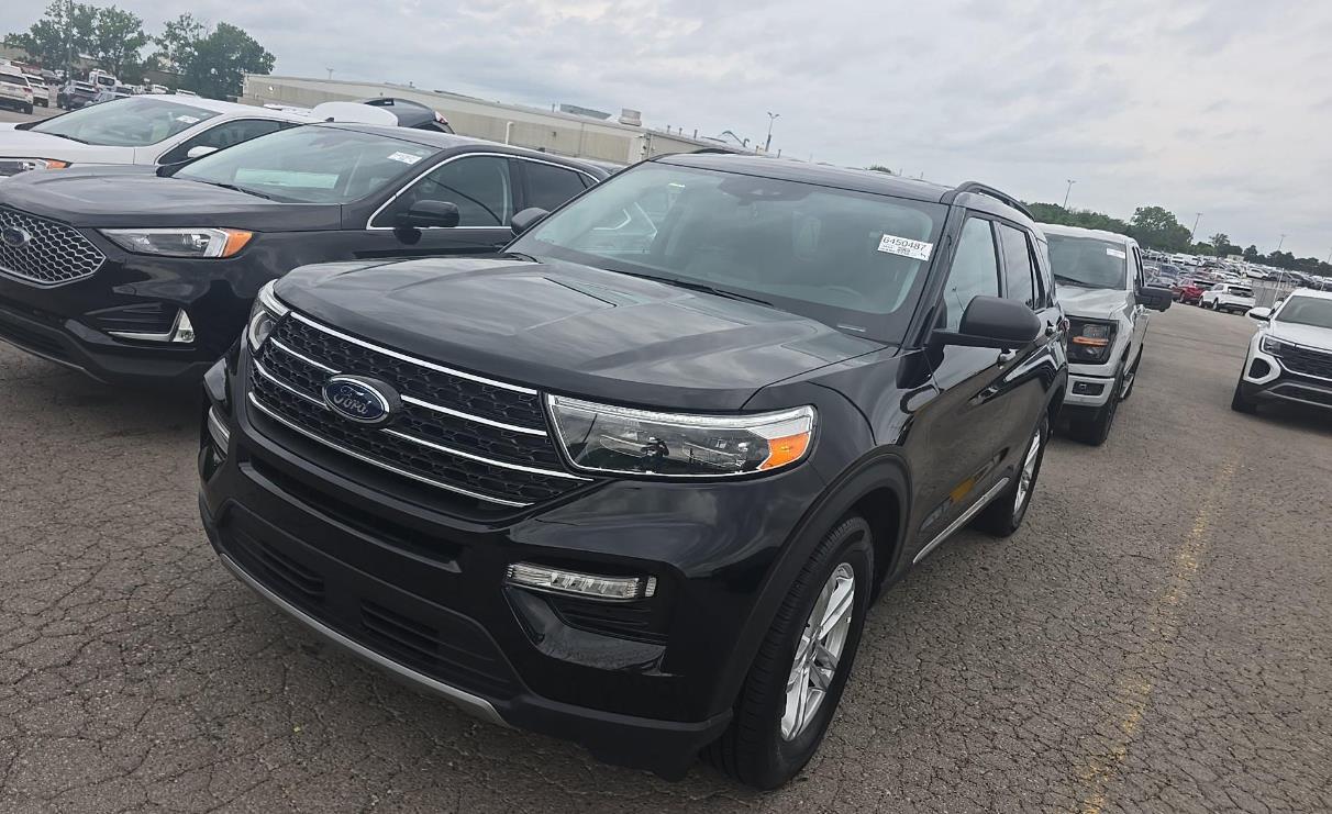 Agate Black Metallic 2023 Ford Explorer SUV / Crossover All-Wheel Drive Automatic